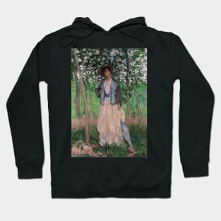 The Stroller (Suzanne Hoschede, later Mrs. Theodore Earl Butler, 1868-1899) by Claude Monet Hoodie